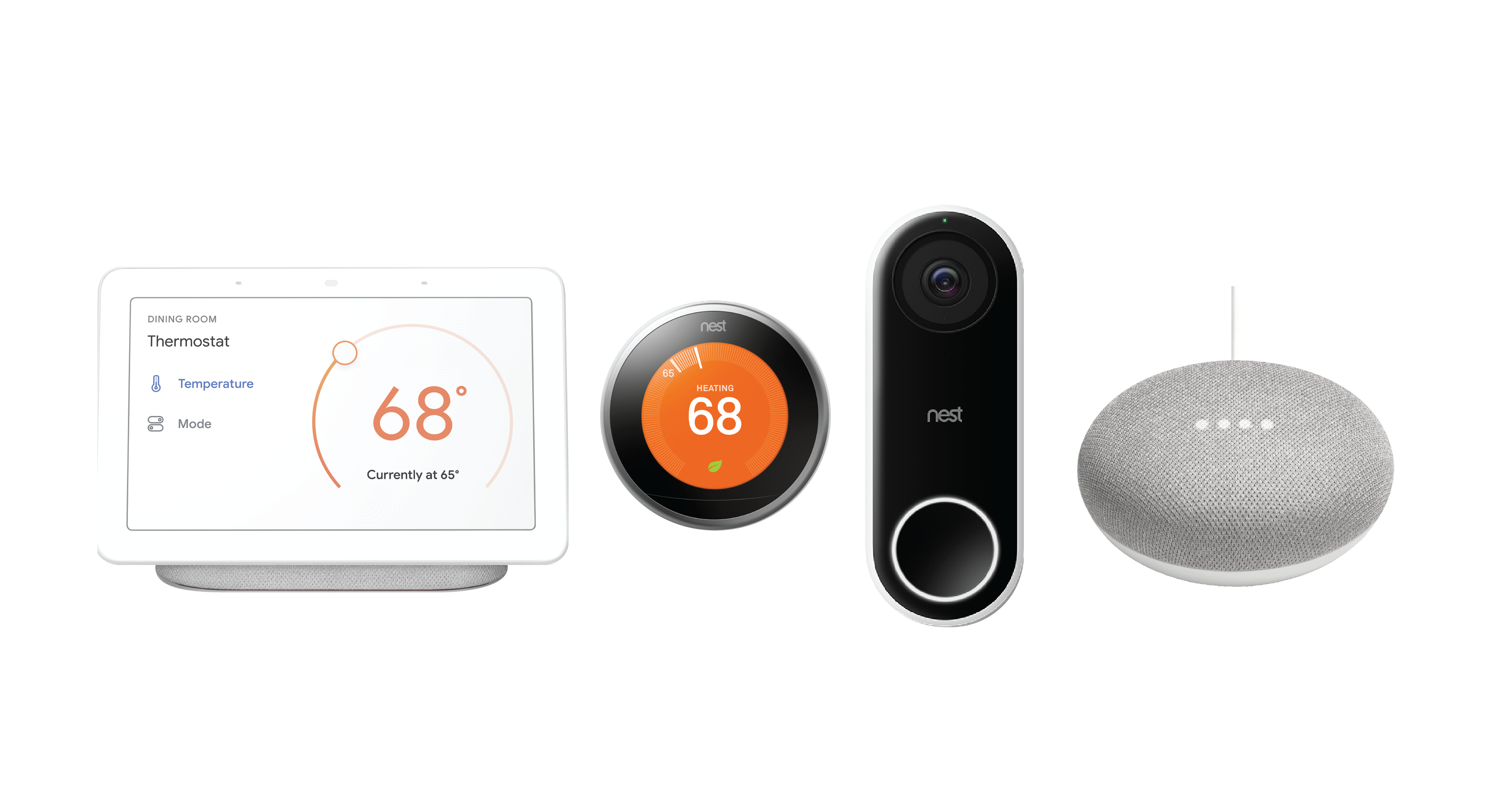 Google home hot sale hub thermostat